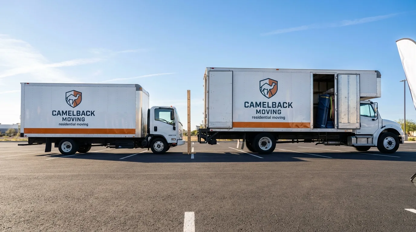 Moving truck size capacity guide in Ocean Shores